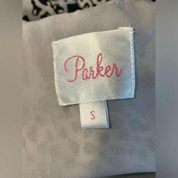 Parker Halter Dress Mini Silk Sz. S - Picture 6 of 8